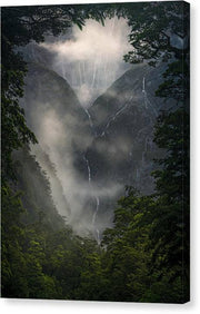 Tears from Milford Sound - Canvas Print