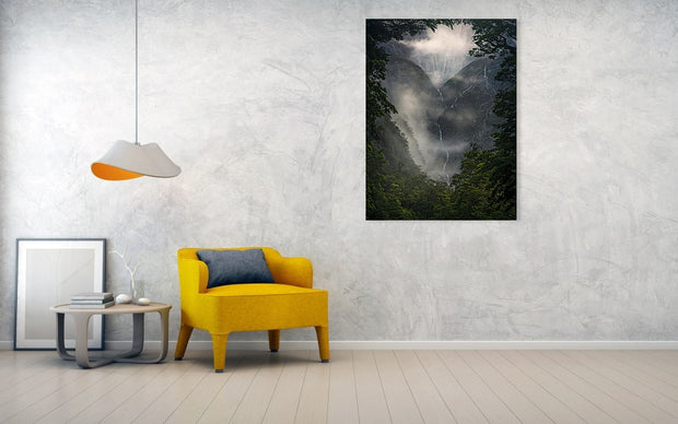 Waterfalls of New Zealand - Metal Print