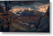 Above the Valley - Metal Print