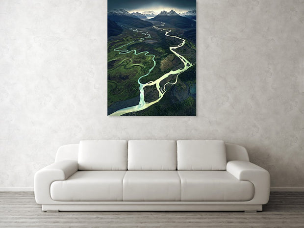 River Aerial - Acrylic Print