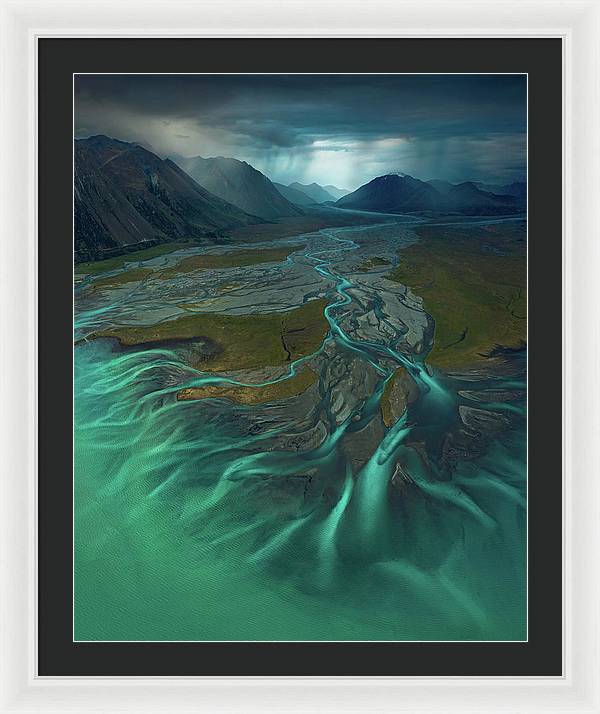 Godley River - Framed Print
