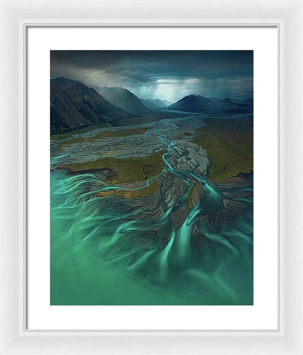 Godley River - Framed Print