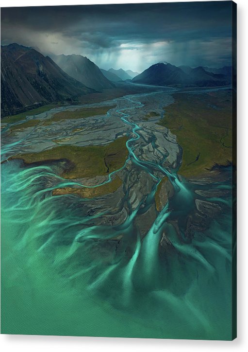 New Zealand Lake Tekapo - Acrylic Print