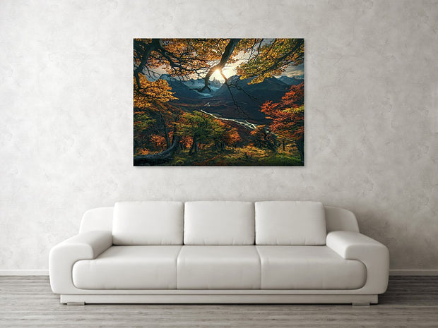 Colors of Patagonia Autumn - Acrylic Print