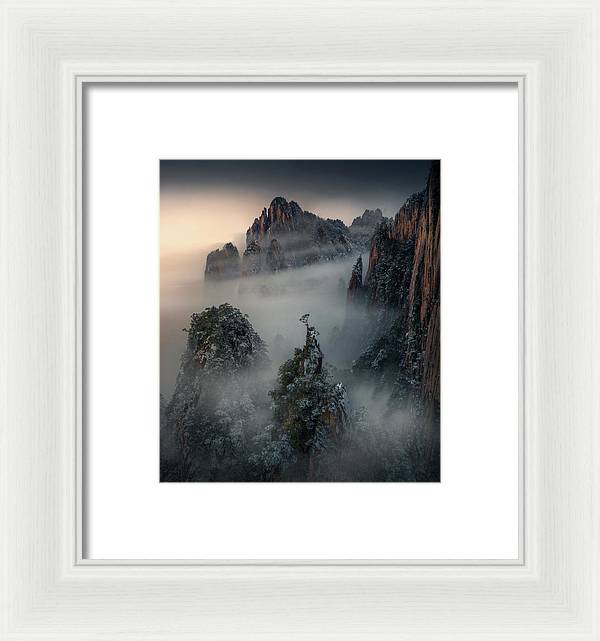 Mountain Tree China - Framed Print