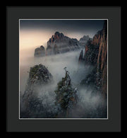 Mountain Tree China - Framed Print