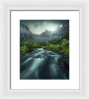 New Zealand Rainy Days - Framed Print