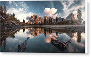 Dolomites Limides Panorama - Canvas Print