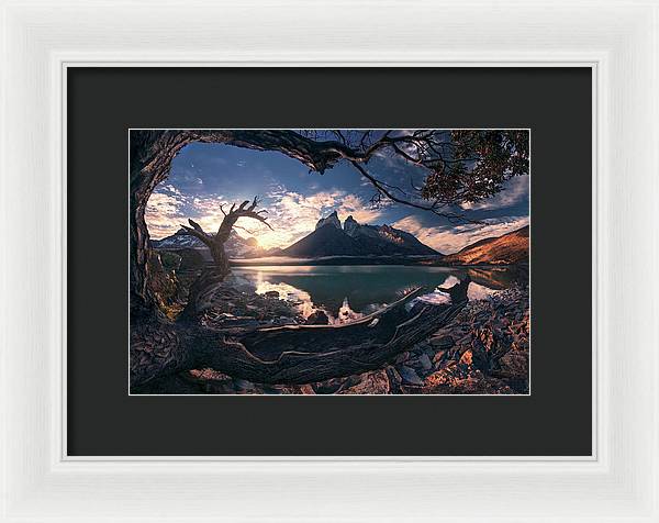 Torres Del Paine Chile - Framed Print