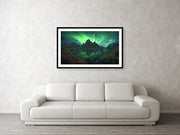 Aurora Panorama - Framed Print