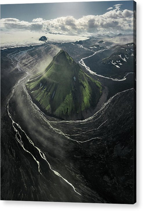 Glacier Landscape Iceland - Acrylic Print