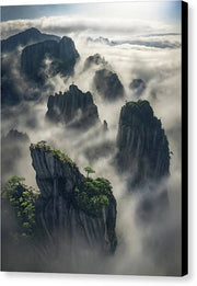 Huangshan Lotus Peak - Canvas Print