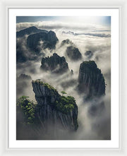Huangshan Landscape  - Framed Print