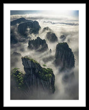 Huangshan Landscape  - Framed Print