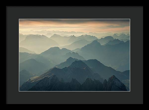 Mountain Layers - Framed Print
