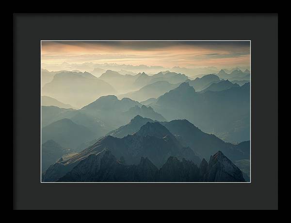 Mountain Layers - Framed Print