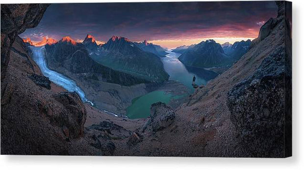 Tasermiut Fjord Landscape - Canvas Print