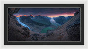 Tasermiut Glacier Landscape - Framed Print