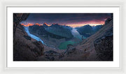 Tasermiut Glacier Landscape - Framed Print