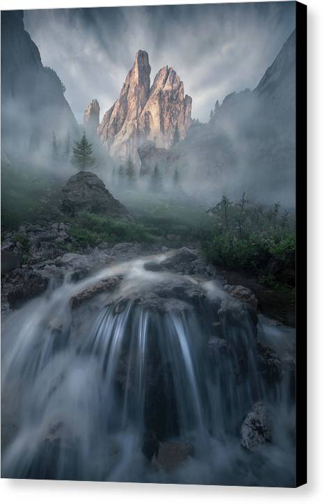 The Misty Mountain - Canvas Print