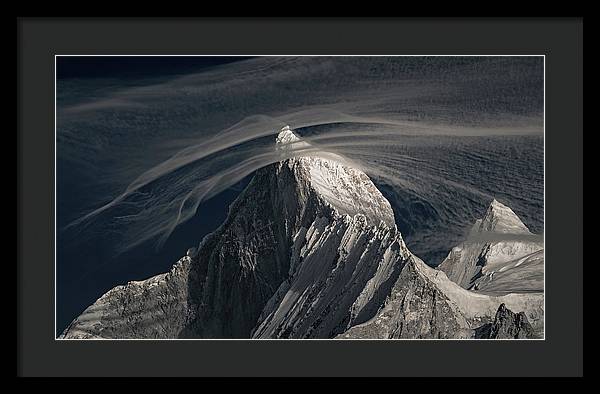 Mountain Peru Clouds - Framed Print