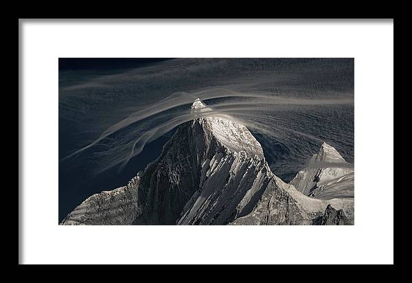 Mountain Peru Clouds - Framed Print