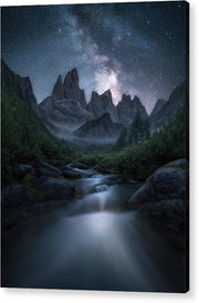 The Mountain Night - Acrylic Print