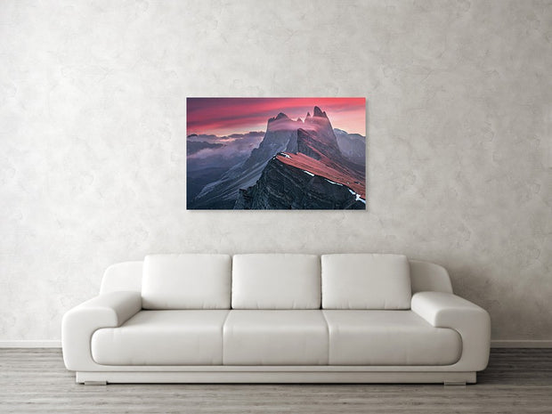 Mountain Clouds - Canvas Print
