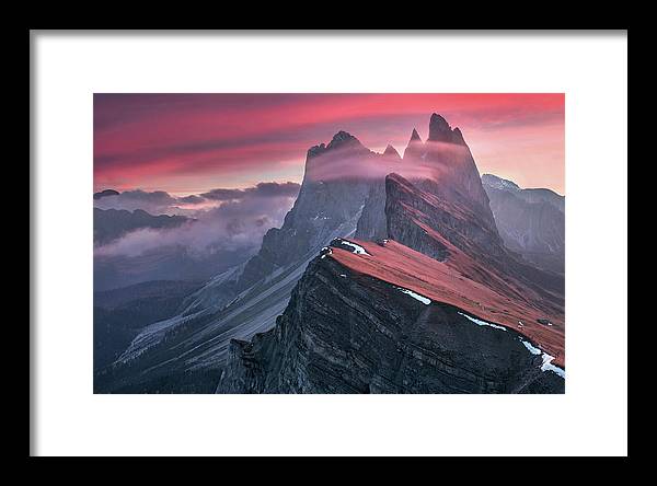 Puez Odle Nature Park - Framed Print