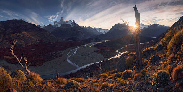 Borders of Los Glaciares - Metal Print