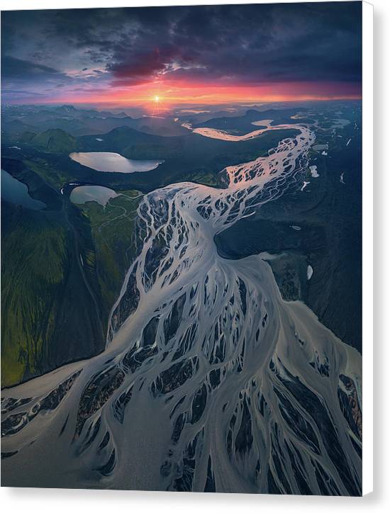 Iceland Sunset - Canvas Print