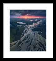 Iceland From the Air - Framed Print