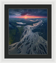 Iceland From the Air - Framed Print