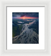 Iceland From the Air - Framed Print