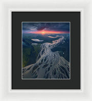 Iceland From the Air - Framed Print