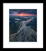 Iceland From the Air - Framed Print