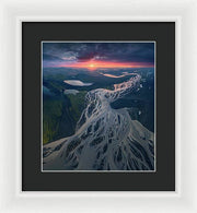 Iceland From the Air - Framed Print