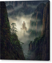 Huangshan canvas print china with mirrored sides