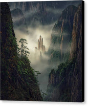 Huangshan canvas print china with black sides
