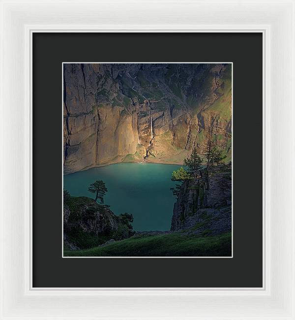 Kandersteg Lake - Framed Print