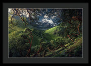 Andes Peru Green  - Framed Print