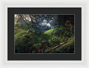 Andes Peru Green  - Framed Print