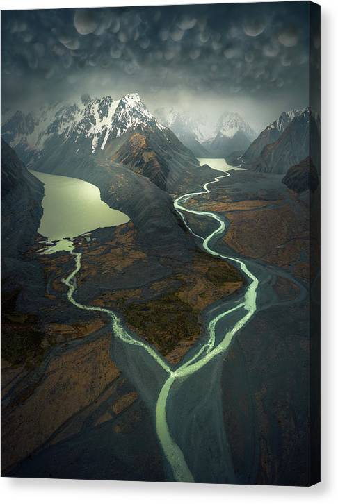 NZ Storm Landscape - Canvas Print