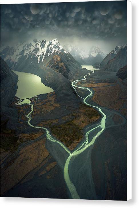 NZ Storm Landscape - Canvas Print