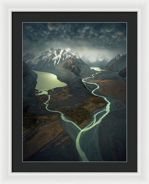 NZ Landscape River - Framed Print