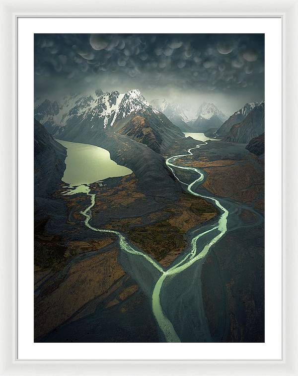 NZ Landscape River - Framed Print