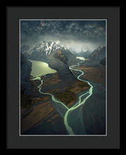 NZ Landscape River - Framed Print