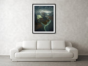 NZ Landscape River - Framed Print