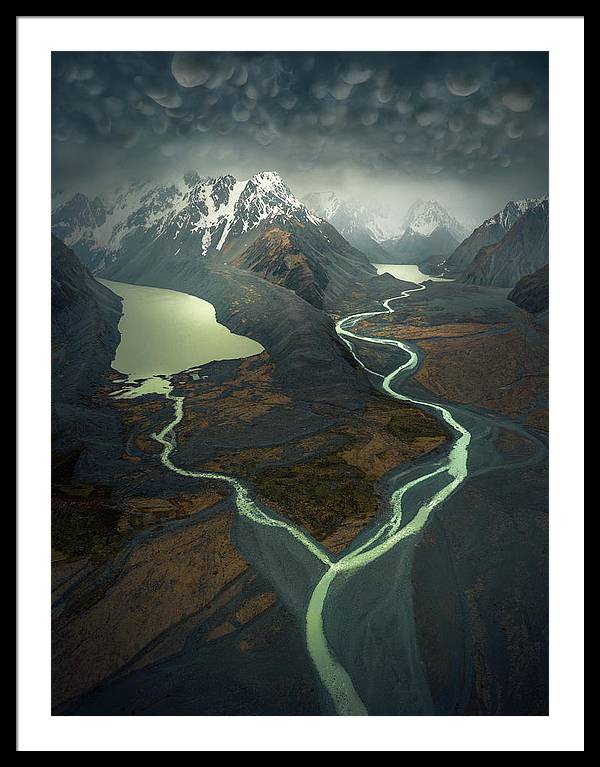 NZ Landscape River - Framed Print