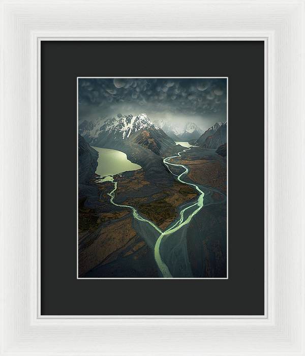 NZ Landscape River - Framed Print